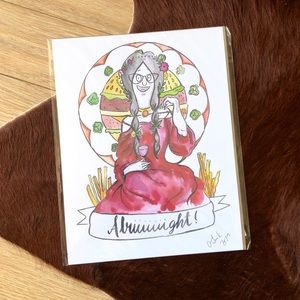 NWT- Linda Belcher Mucha Style Art Print